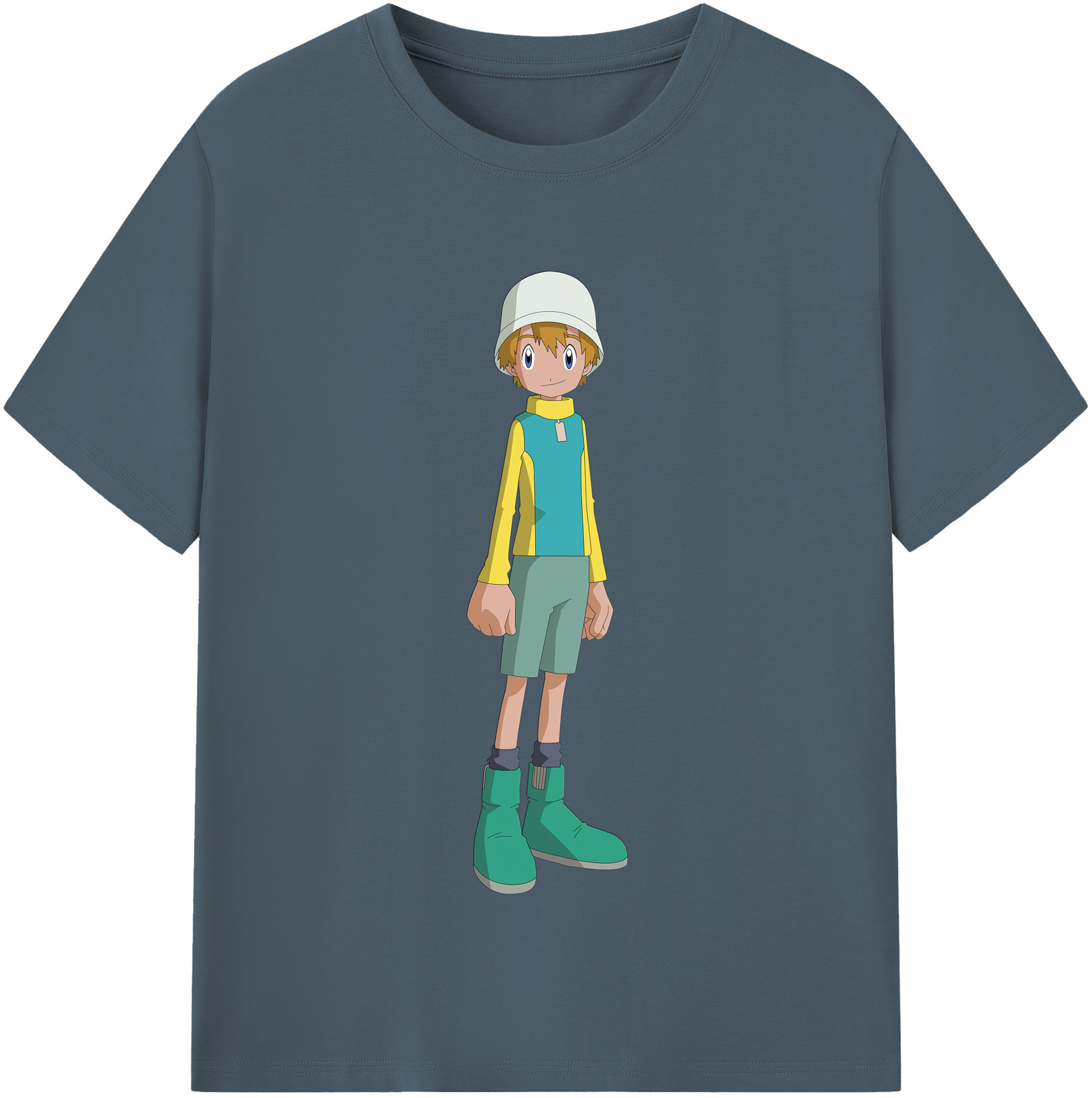 （画像用） Digimon デジタルモンスター/デジモン 綿100％半袖Tシャツ（フロントプリント）